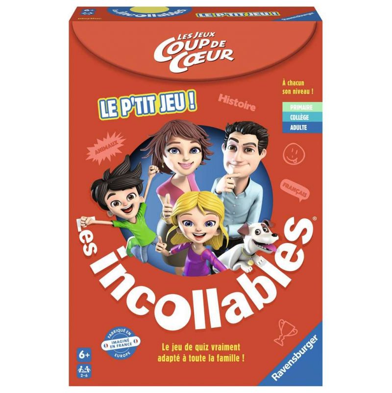 Le P'tit Jeu des Incollables Ravensburger Ikaipaka jeux &