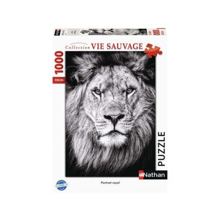 Puzzle 1000p Portrait Royal Lion Ravensburger Ikaipaka jeux &