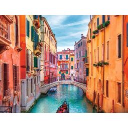 Puzzle 2000p Sur les canaux de venise Nathan Ikaipaka jeux &