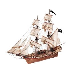 Maquette bois Bâteau Corsair Bergantin Occre Ikaipaka jeux &