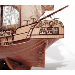 Maquette bois Bâteau Corsair Bergantin Occre Ikaipaka jeux &