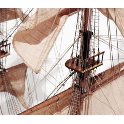 Maquette bois Bâteau Corsair Bergantin Occre Ikaipaka jeux &