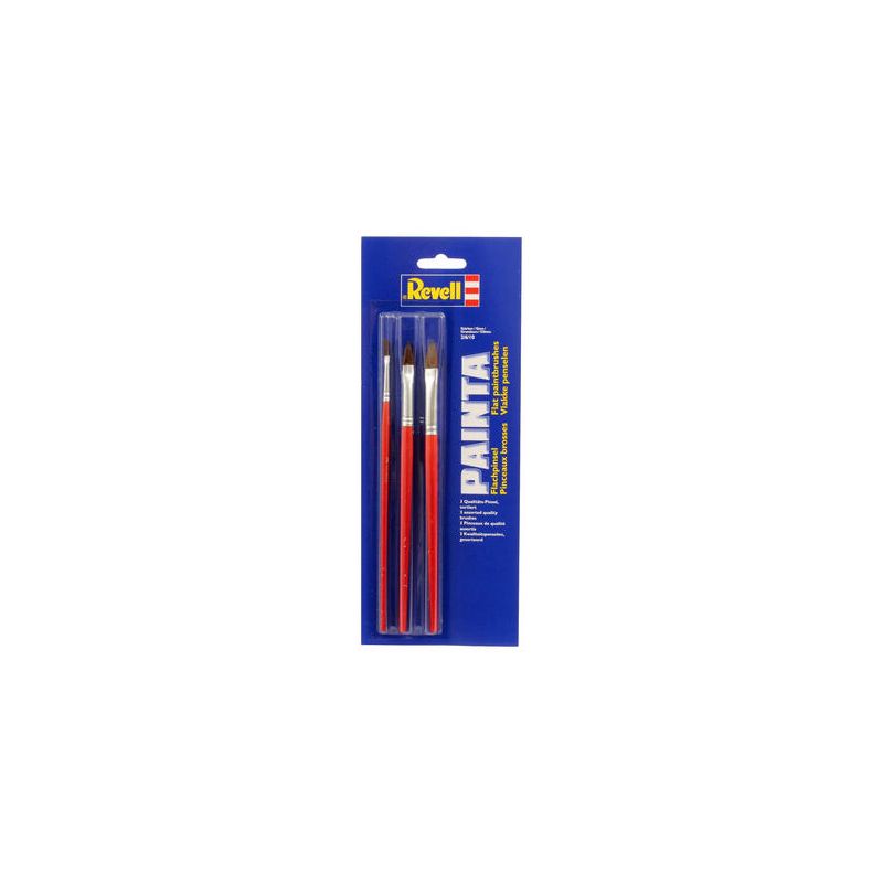 Set de Pinceaux Plats Pinceau de qualité Revell - IkaIpaka Royan