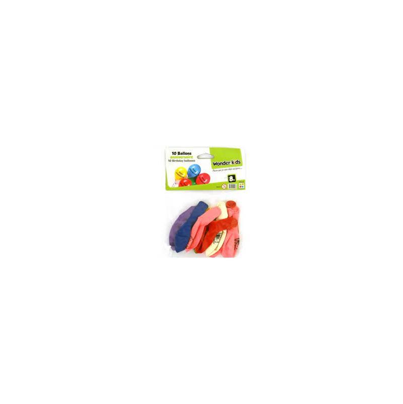 Ballons anniversaire par 10  Ikaipaka jeux & jouets Royan