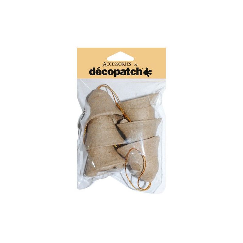 Sachet de 6 clochettes Décopatch - IkaIpaka Royan