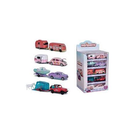 Miniature Majorette Pink Trailer  Ikaipaka jeux & jouets Royan