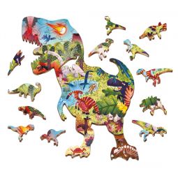 Woody Puzzle Dinosaure - IkaIpaka Royan