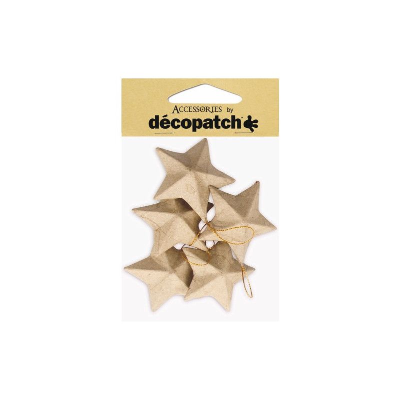 Sachet de 5 étoiles Décopatch - IkaIpaka Royan