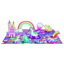 Q-Box Les Licornes puzzle 40p Sassi Ikaipaka jeux & jouets Royan