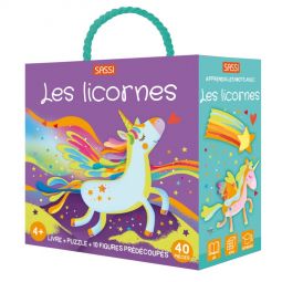 Q-Box Les Licornes puzzle 40p Sassi Ikaipaka jeux & jouets Royan