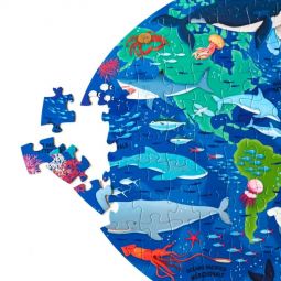 Puzzle + livre La mer 205p Sassi Ikaipaka jeux & jouets Royan