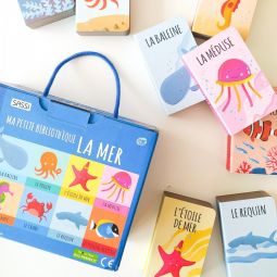 Livre Ma petite bibliothèque La Mer Sassi Ikaipaka jeux &