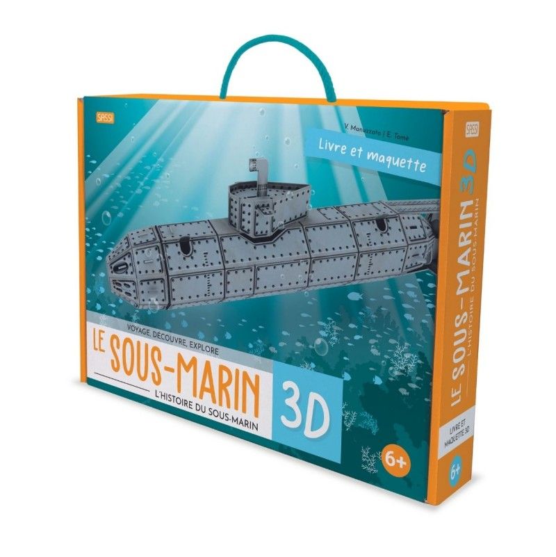 Maquette Le Sous-marin 3D Sassi Ikaipaka jeux & jouets Royan