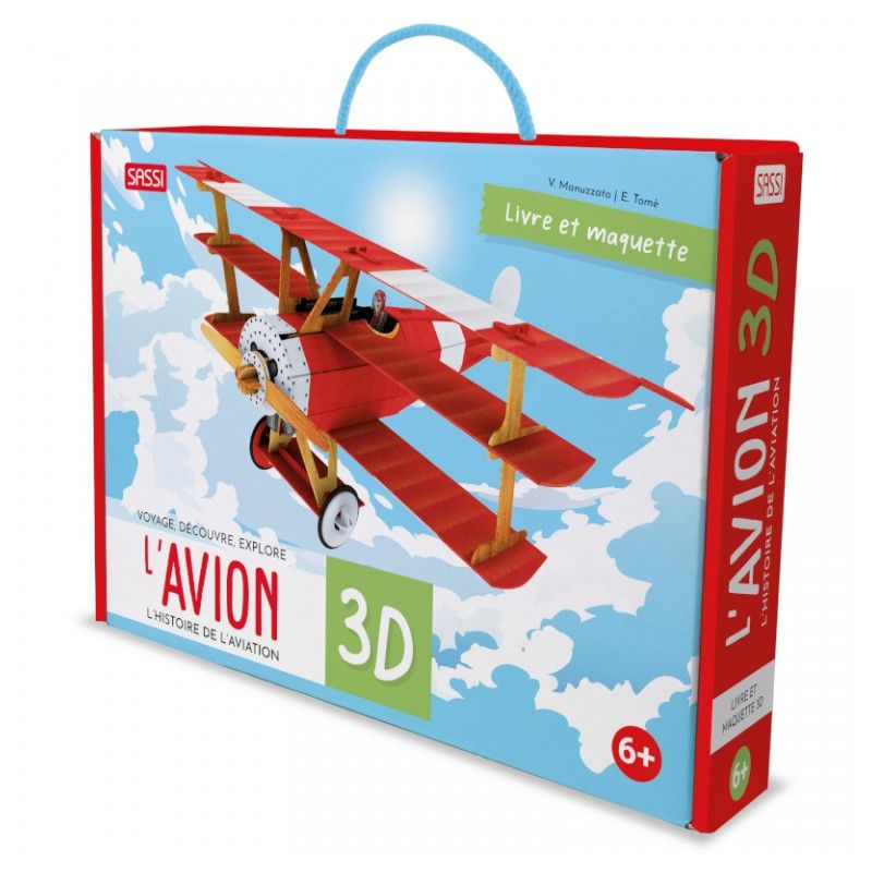 Maquette l'avion 3D Sassi Ikaipaka jeux & jouets Royan