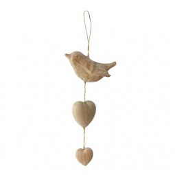 Oiseau et coeur à suspendre Décopatch - IkaIpaka Royan
