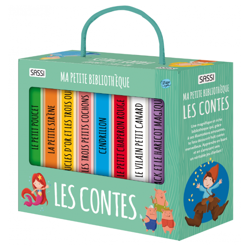 Livre Ma petite bibliothèque Les Contes Sassi Ikaipaka jeux &