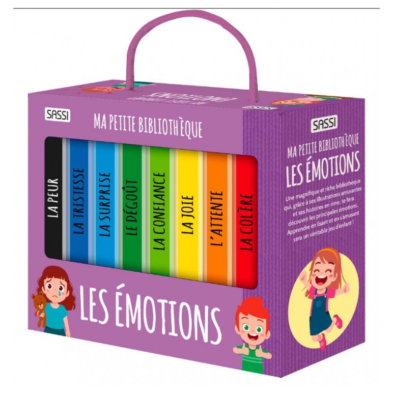 Livre Ma petite bibliothèque Les émotions Sassi Ikaipaka jeux &