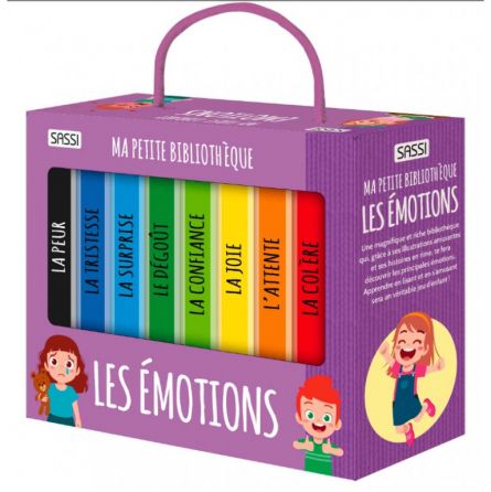 Livre Ma petite bibliothèque Les émotions Sassi Ikaipaka jeux &