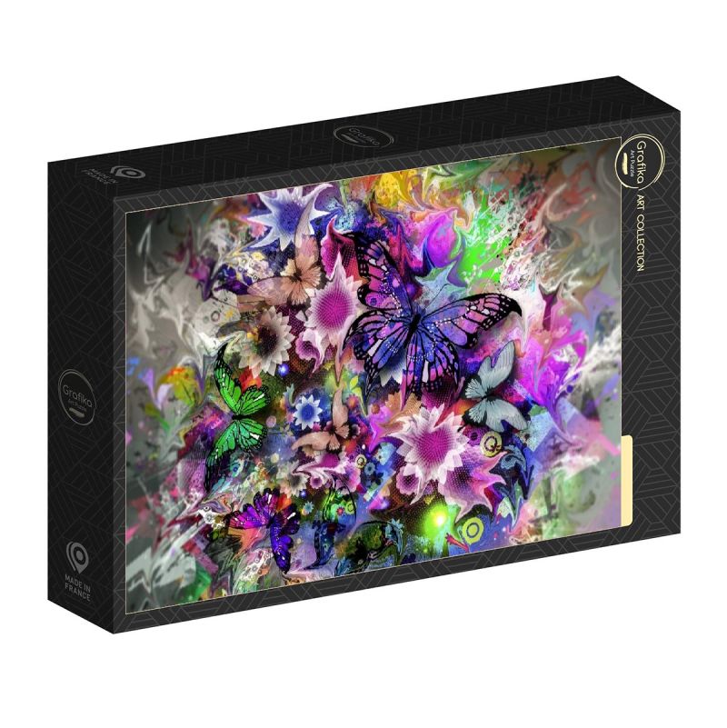 Puzzle 1000p Fleurs et Papillons Grafika Ikaipaka jeux & jouets