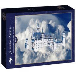 Puzzle 500p Château de Neuschwanstein dans les nuages BlueBird