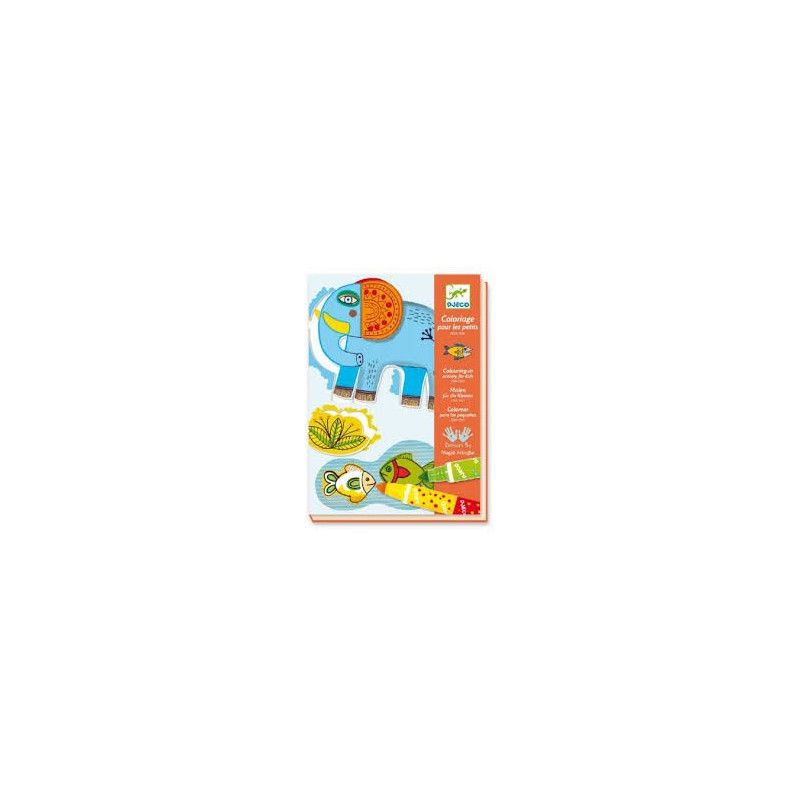 Coloriages pour les petits zoo zoo djeco - IkaIpaka Royan