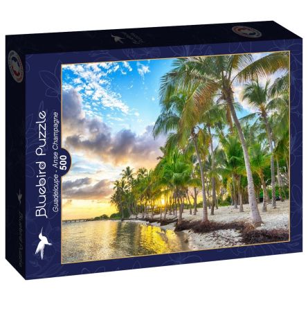 Puzzle 500p Anse Champagne Guadeloupe BlueBird Ikaipaka jeux &