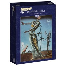 Puzzle 1000p Burning Giraffe Salvador Dali BlueBird Ikaipaka