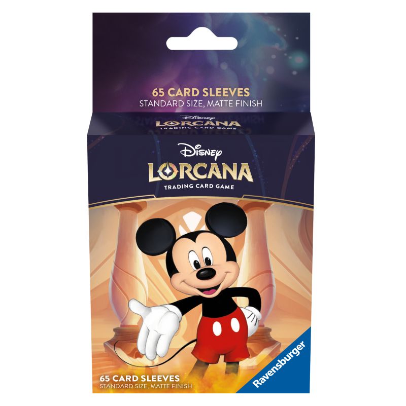 Disney Lorcana Set1: Sleeves Mickey Ravensburger Ikaipaka jeux