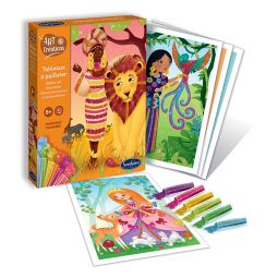 Tableau à Pailleter Princesses du monde Sentosphere Ikaipaka