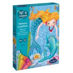 Tableau à pailleter Sirènes Sentosphere Ikaipaka jeux & jouets
