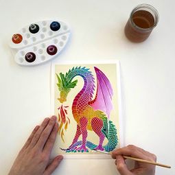 Aquarellum junior dragons Sentosphere Ikaipaka jeux & jouets