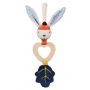 Hochet bois & tissu Gabin Lapin Ebulobo Ebulobo Ikaipaka jeux &