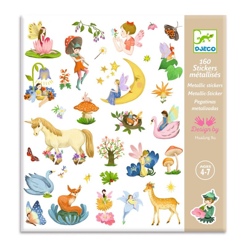 Stickers Fantasy Djeco Ikaipaka jeux & jouets Royan