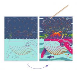 Cartes à gratter Duo Color Djeco Ikaipaka jeux & jouets Royan