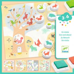 Tampons En visite Djeco Ikaipaka jeux & jouets Royan