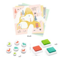Tampons En visite Djeco Ikaipaka jeux & jouets Royan