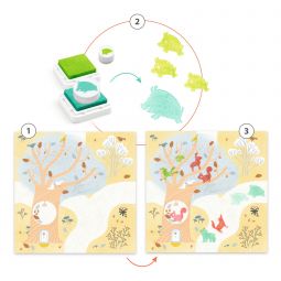 Tampons En visite Djeco Ikaipaka jeux & jouets Royan