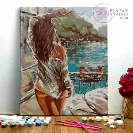 Peinture aux numéros Fenêtre de Monika Luniak Pintar Numeros