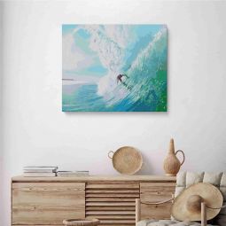 Peinture aux numéros Surfer la vague Pintar Numeros Ikaipaka