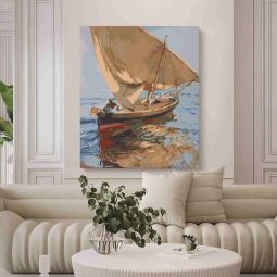Peinture aux numéros Sortir du Port de J. Sorolla Pintar