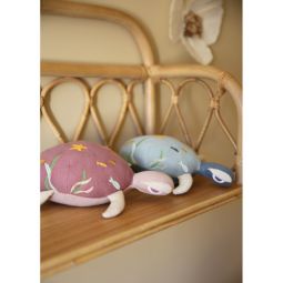 Coussin musical Tortue rose L'oiseau Bateau Ikaipaka jeux &