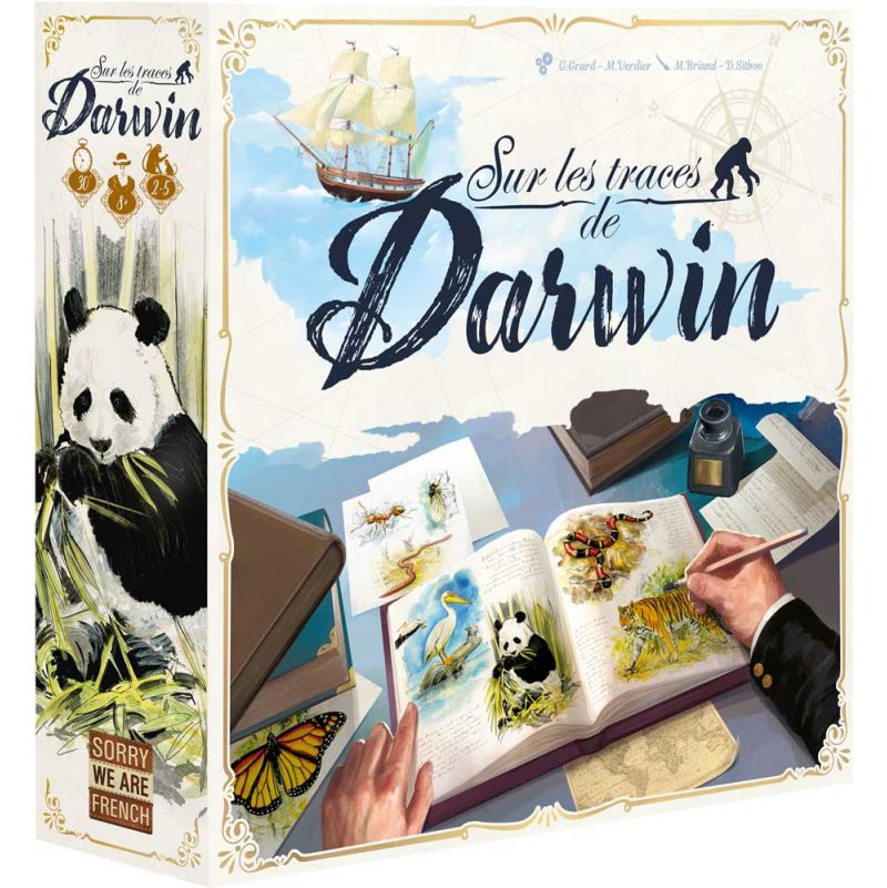 Sur les traces de DARWIN Gigamic Ikaipaka jeux & jouets Royan