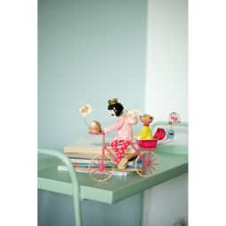 Triplette Lapin et Ourson Framboise L'Oiseau Bateau L'oiseau