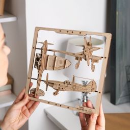 Avion de Chasse Puzzle 2,5D UGEARS UGEARS Ikaipaka jeux &