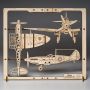 Avion de Chasse Puzzle 2,5D UGEARS UGEARS Ikaipaka jeux &