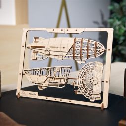 Zeppelin Puzzle 2,5D UGEARS UGEARS Ikaipaka jeux & jouets Royan
