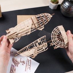 Zeppelin Puzzle 2,5D UGEARS UGEARS Ikaipaka jeux & jouets Royan