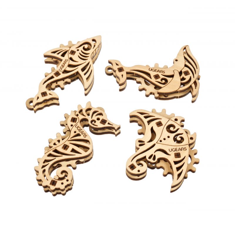 U-Fidget Océan Pacifique UGEARS UGEARS Ikaipaka jeux & jouets