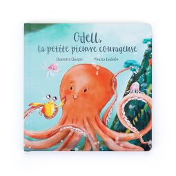 Odell La petite pieuvre courageuse livre Jellycat Jellycat