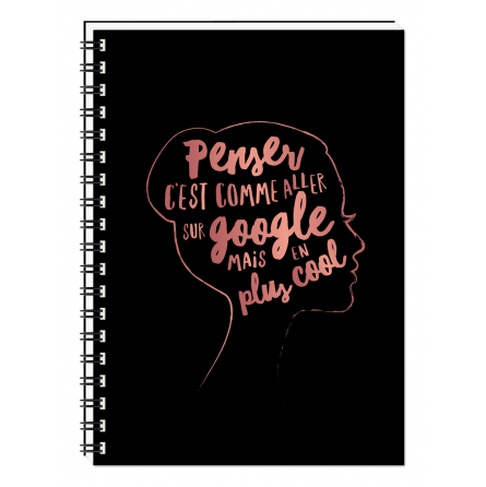 Cahier A5 "Penser c'est comme ART GRAFIK International Ikaipaka